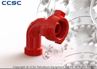 CCSC Flowline Pipe Fittings Long Sweep Elbow Weco Hammer Union Connected