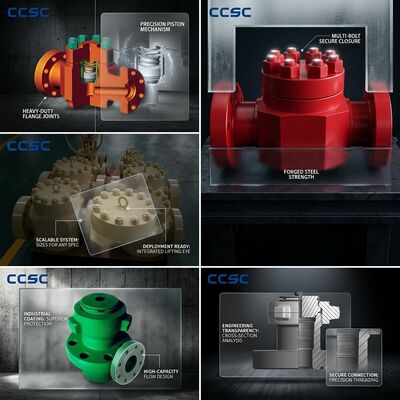 Hammer Union Inline Check Valve API 6A Fig1502 End Connection 15000psi Forged Steel for Fracturing Operations