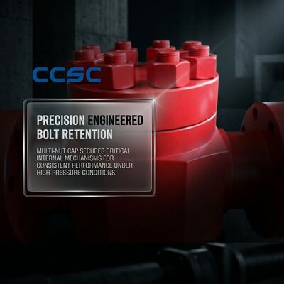 Forged Steel Inline Check Valve API 6A 15000psi Hammer Union Type Internal Access Design for Oilfield