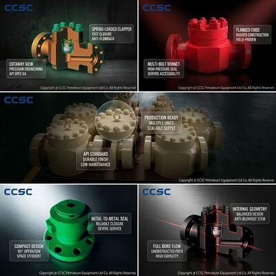 Hammer Union Inline Check Valve API 6A Fig1502 End Connection 15000psi Forged Steel for Fracturing Operations