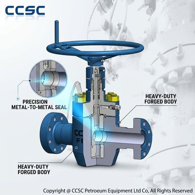 Sour Service API 6A Gate Valve FF HH H2S Resistant Forged Steel Pressure Seal Bonnet 5000psi Acid Gas Wellhead