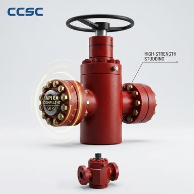 Hydraulic Actuated API 6A Pressure Seal Gate Valve, Forged Steel FLS Through Conduit 10000psi Remote Wellhead Control