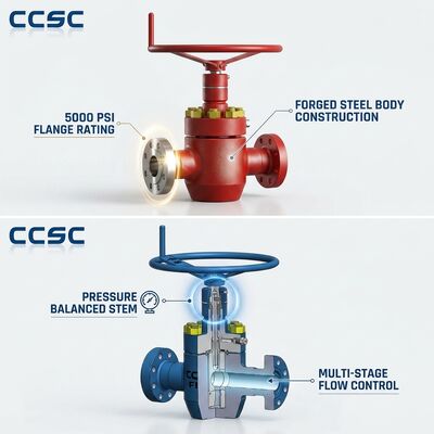 Large Bore Through Conduit API 6A Gate Valve 7 1/16 Inch Full Bore Pressure Seal Bi Directional Pipeline Grade