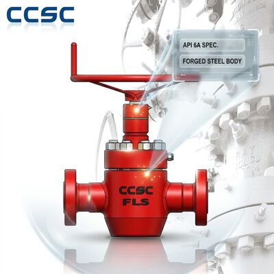 Large Bore Through Conduit API 6A Gate Valve 7 1/16 Inch Full Bore Pressure Seal Bi Directional Pipeline Grade