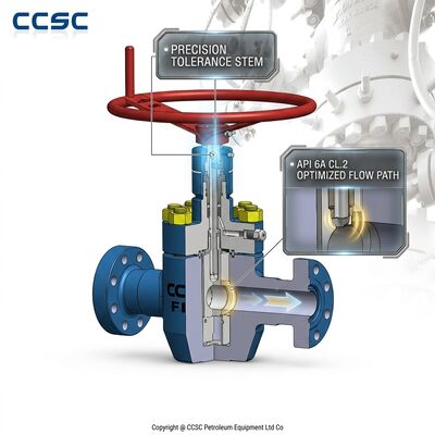 Large Bore Through Conduit API 6A Gate Valve 7 1/16 Inch Full Bore Pressure Seal Bi Directional Pipeline Grade